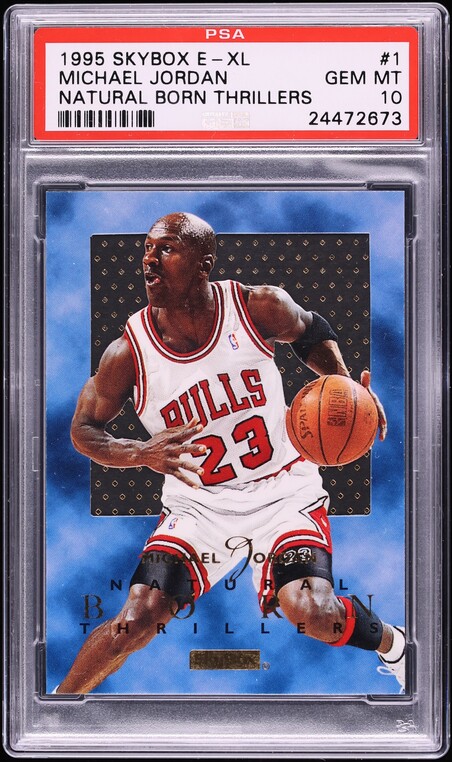 1995 Skybox E-XL Natural Born Thrillers Michael Jordan #1 PSA 10 GEM MINT
