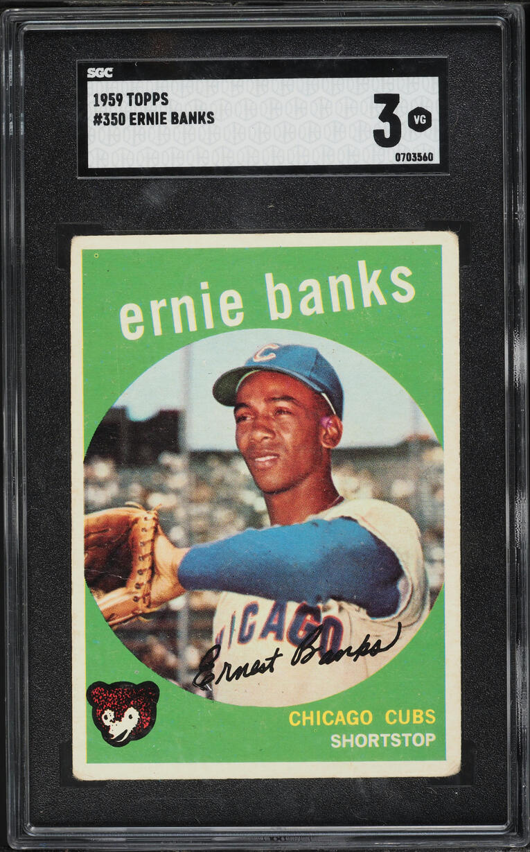 1959 Topps Ernie Banks #350 SGC 3 VG