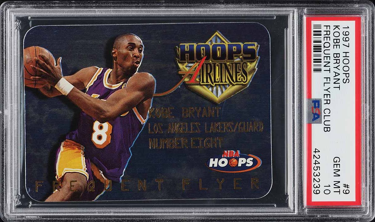 1997 Hoops Frequent Flyer Club Kobe Bryant #FF9 BGS 9.5 GEM MINT