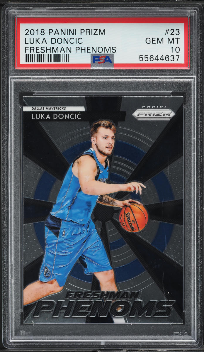 2018 Panini Prizm Freshman Phenoms Luka Doncic ROOKIE #23 PSA 10 GEM MINT