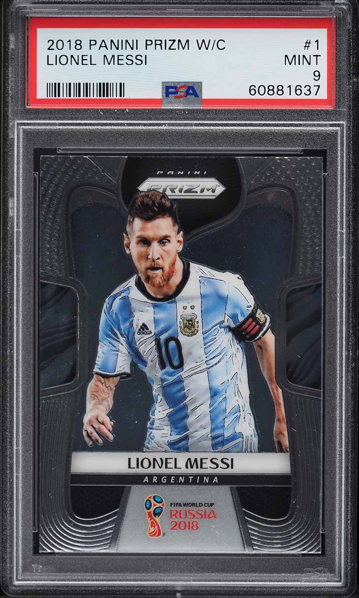 2018 Panini Prizm World Cup Lionel Messi #1 PSA 9 MINT