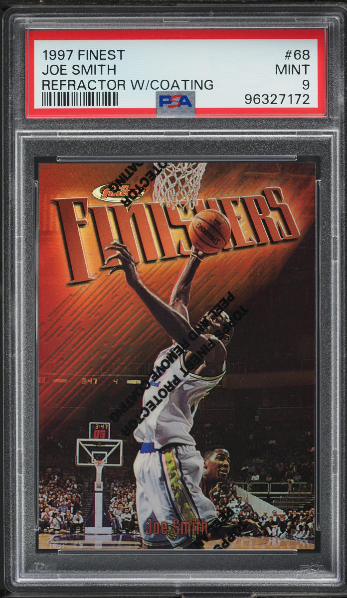 1997 Finest Refractor w/ Coating Joe Smith #68 PSA 9 MINT