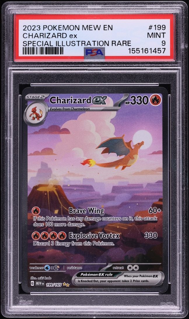 2023 Pokemon Scarlet & Violet 151 SIR Charizard ex #199 PSA 9 MINT