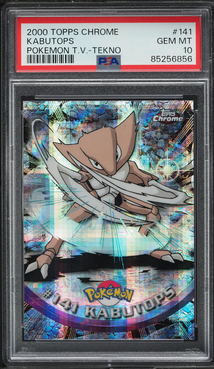 2000 Topps Chrome Pokemon Series 2 Tekno Kabutops #141 PSA 10 GEM MINT