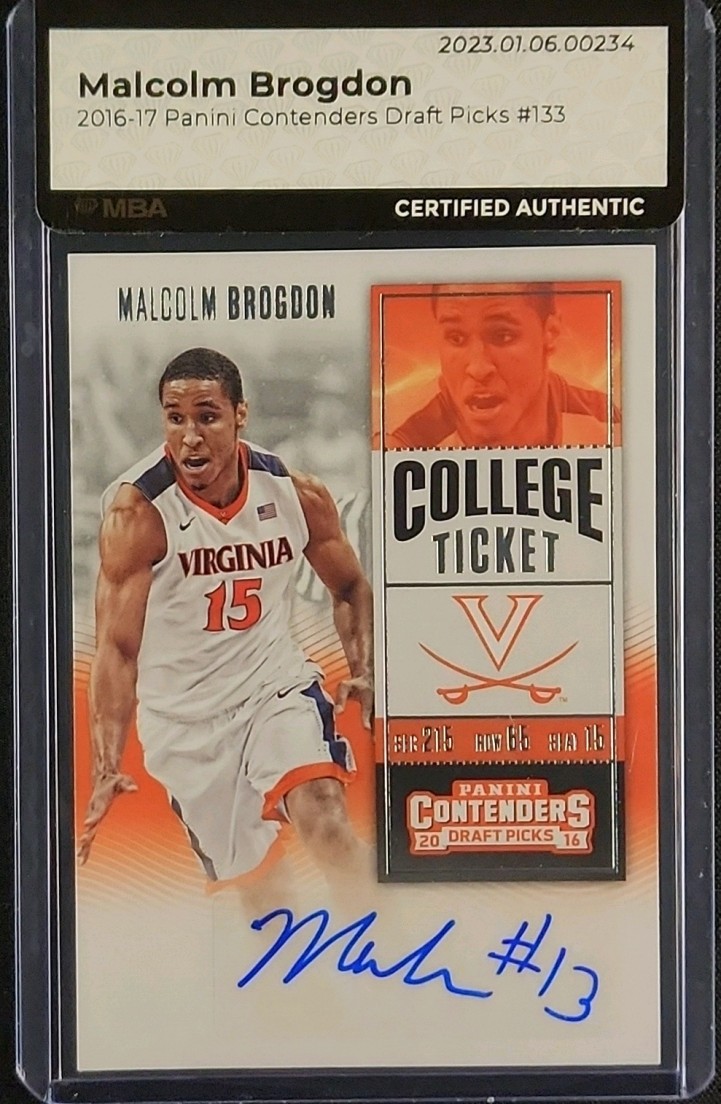 2016 Donruss Basketball Malcolm Brogdon ROOKIE #179 PSA 9 MINT on