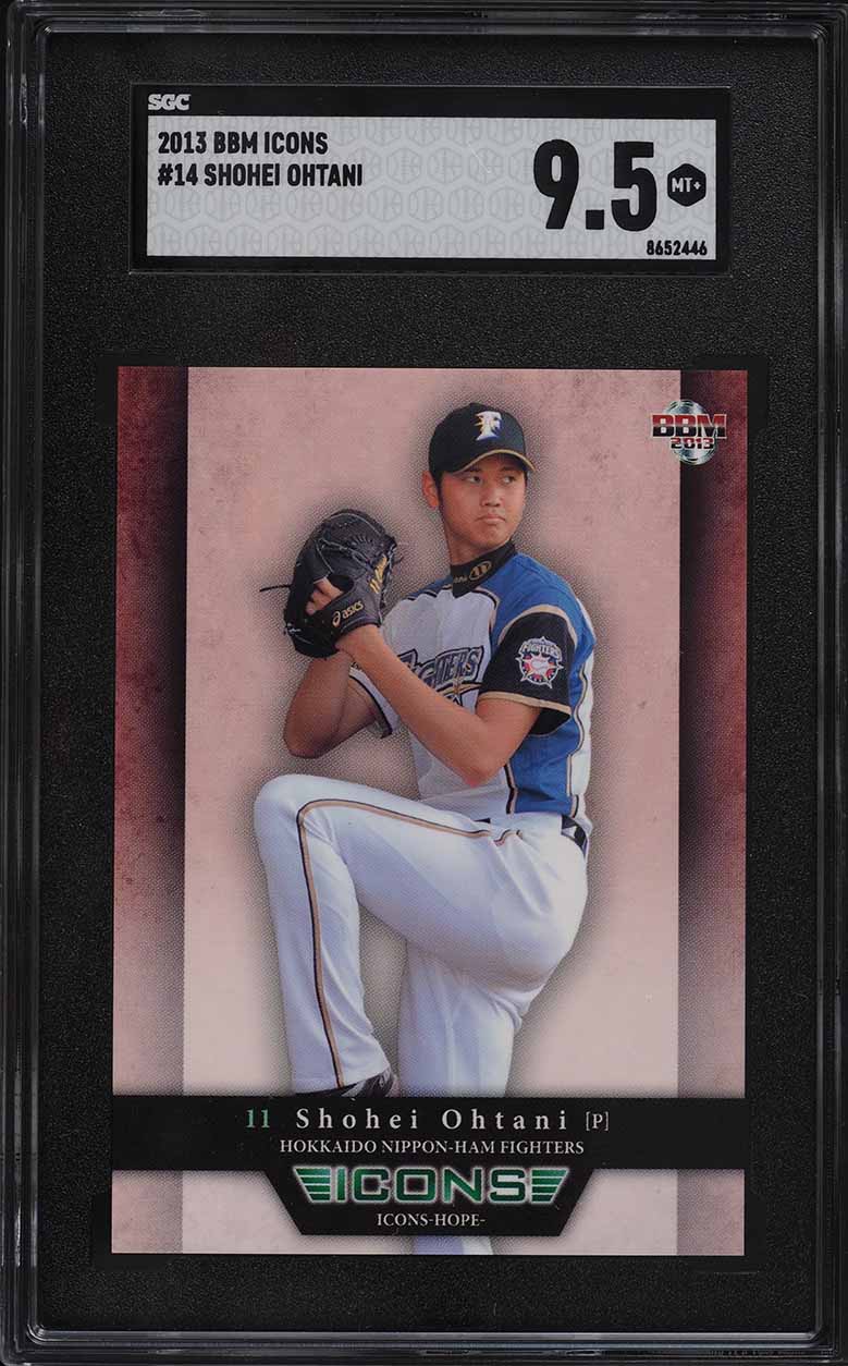 2014 BBM Classic Shohei Ohtani ROOKIE AUTO /10 #31 PSA 7 NRMT on