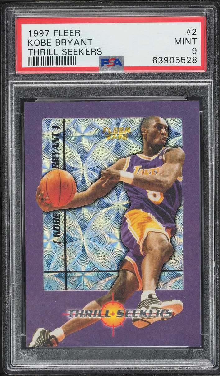 1997 Fleer Thrill Seekers Kobe Bryant #2 PSA 9 MINT