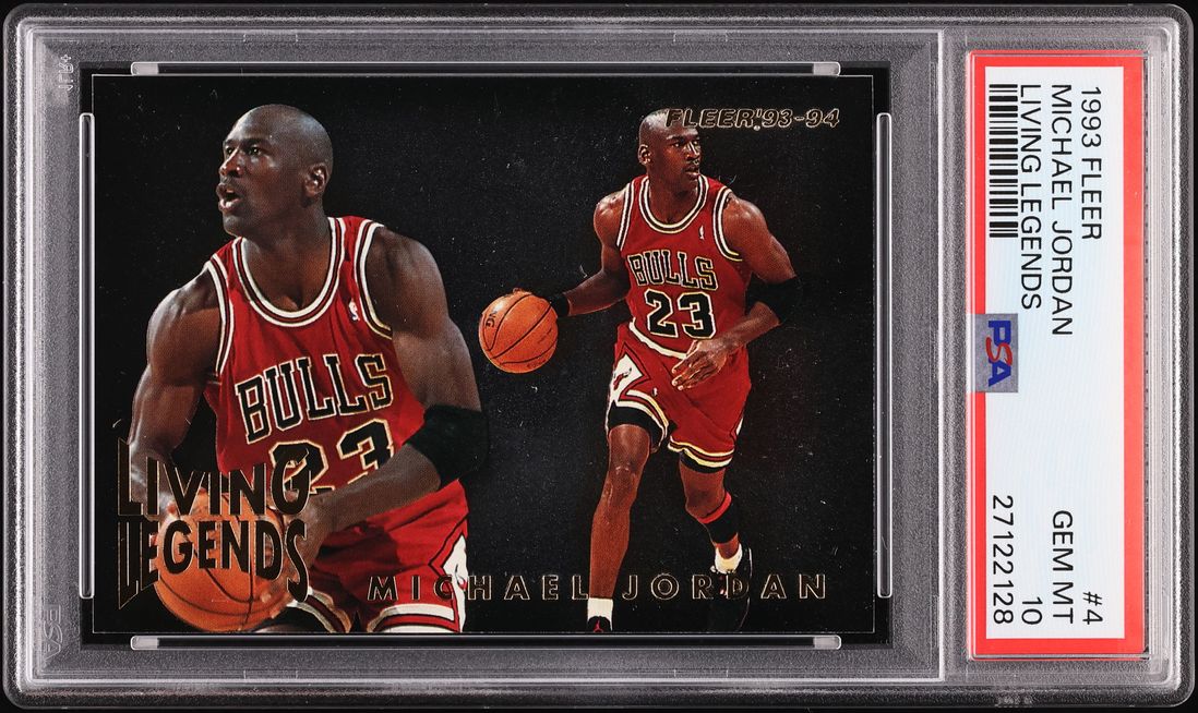 1993 Fleer Living Legends Michael Jordan #4 PSA 10 GEM MINT