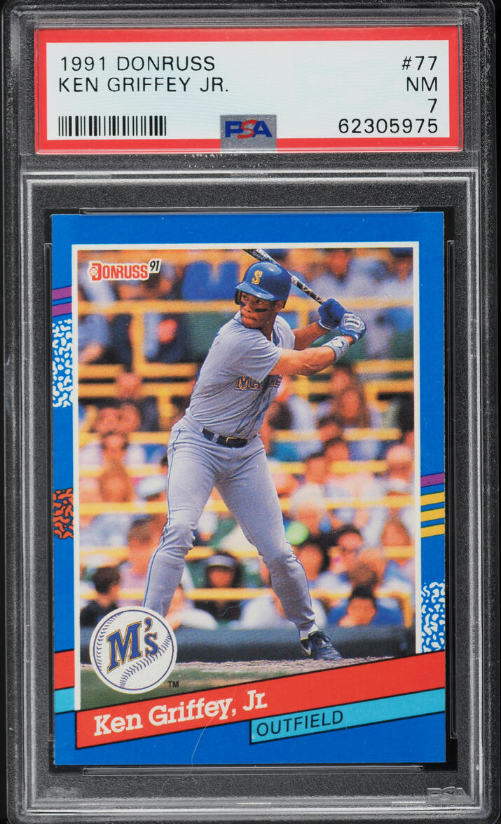 1991 Donruss Ken Griffey Jr. #77 PSA 7 NRMT