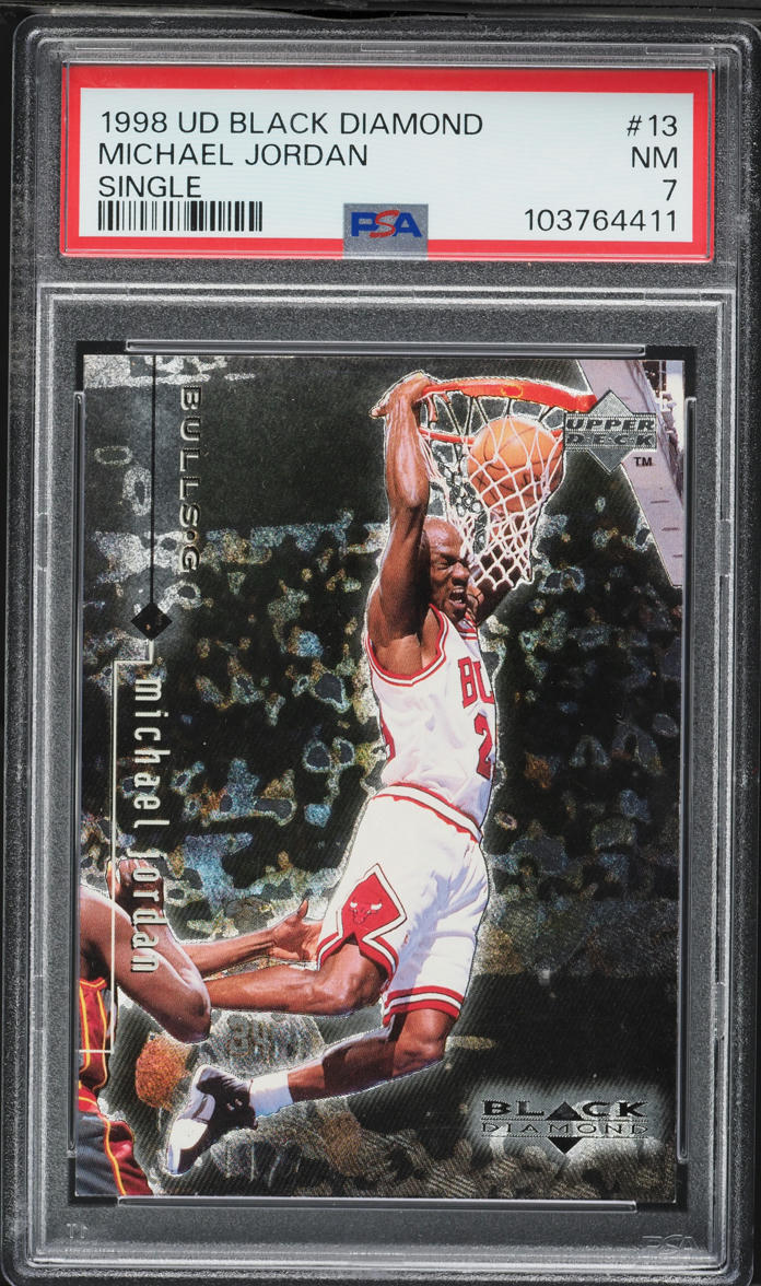 1998 Black Diamond Single Michael Jordan #13 PSA 7 NRMT