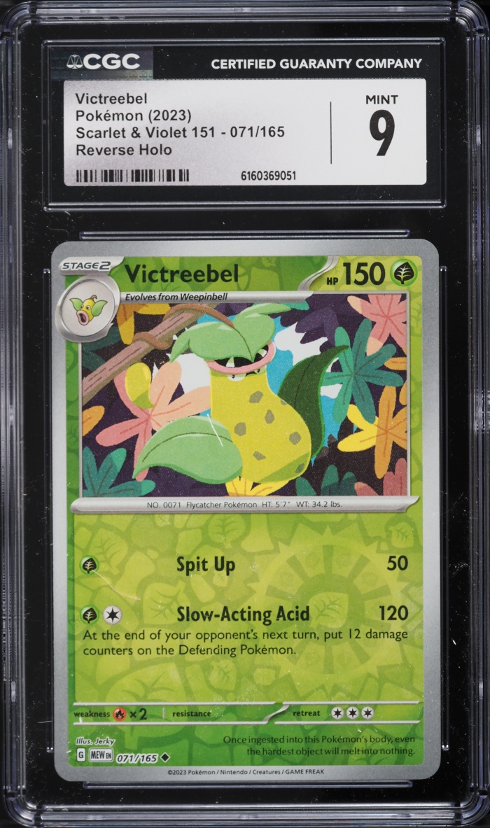 2023 Pokemon Scarlet & Violet 151 Reverse Holo Victreebel #071 CGC 9 MINT