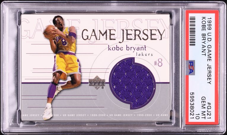 1999 Stadium Club 3X3 Luminous Die-Cut Kobe Bryant #4A PSA 10 GEM