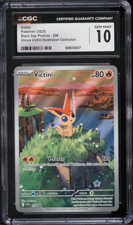 2025 Pokemon Japanese SV Promo Victini BWR Event Prize Victini