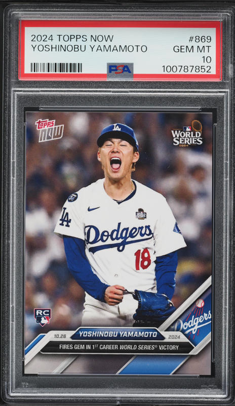 2025 Topps Chrome Future Stars Yoshinobu Yamamoto #FS-6 PSA 6 EXMT