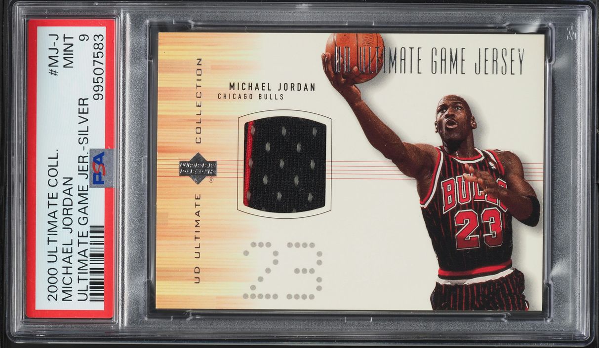 2000 Ultimate Collection Game Silver Michael Jordan PATCH #MJ-J PSA 9 ...