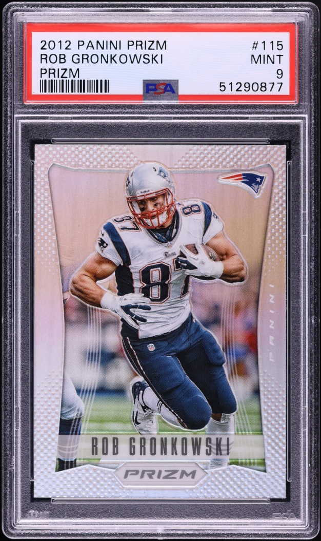 2012 Panini Prizm Silver Rob Gronkowski #115 PSA 9 MINT - Photo 1
