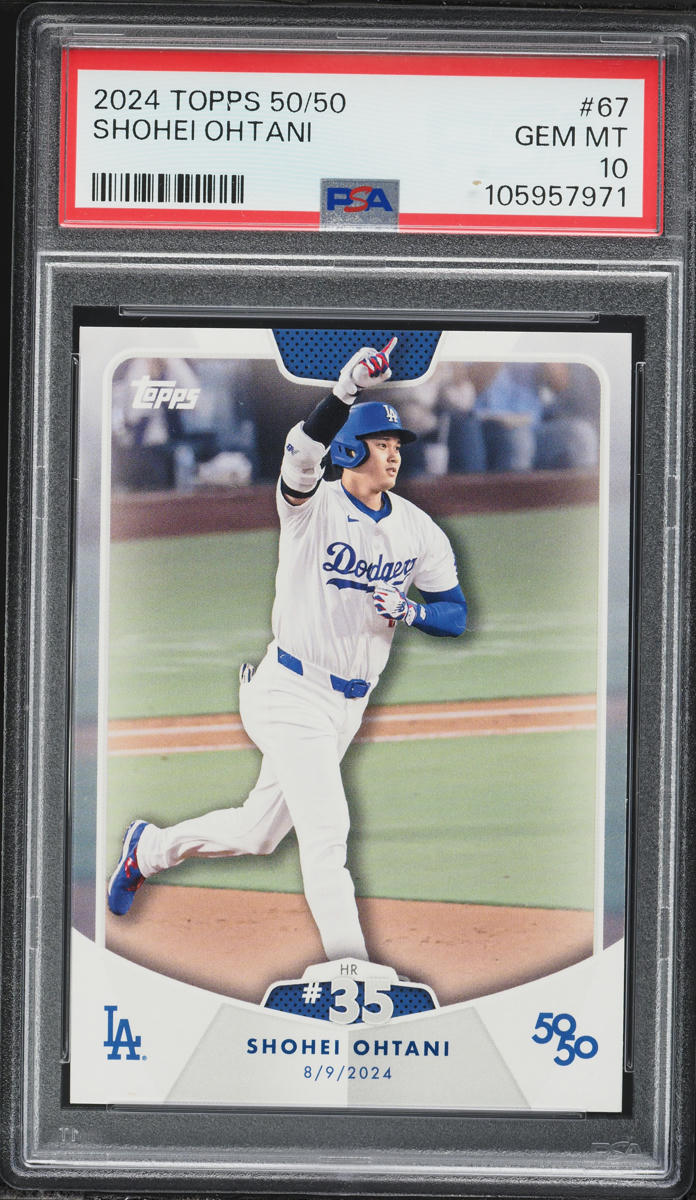 2024 Topps 50/50 Shohei Ohtani #67 PSA 10 GEM MINT