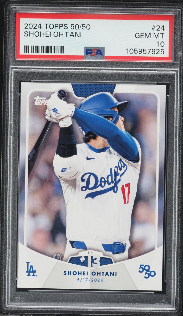 2024 Topps 50/50 Shohei Ohtani #24 PSA 10 GEM MINT
