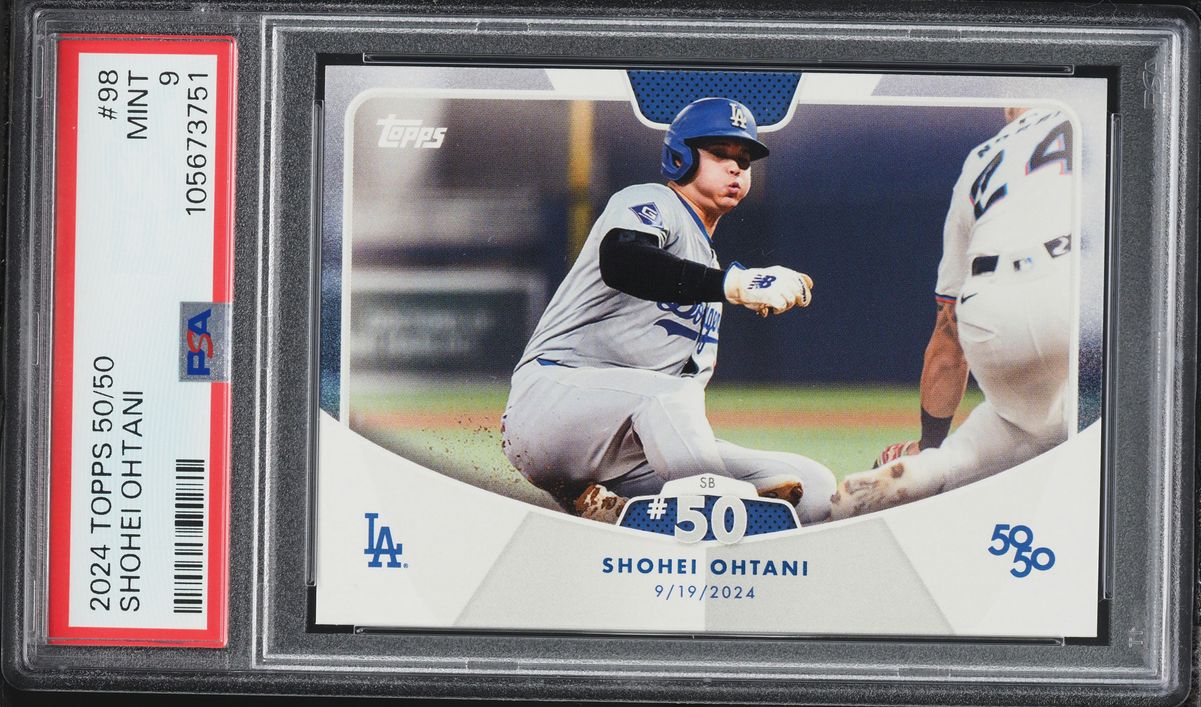 2024 Topps 50/50 Shohei Ohtani #98 PSA 9 MINT