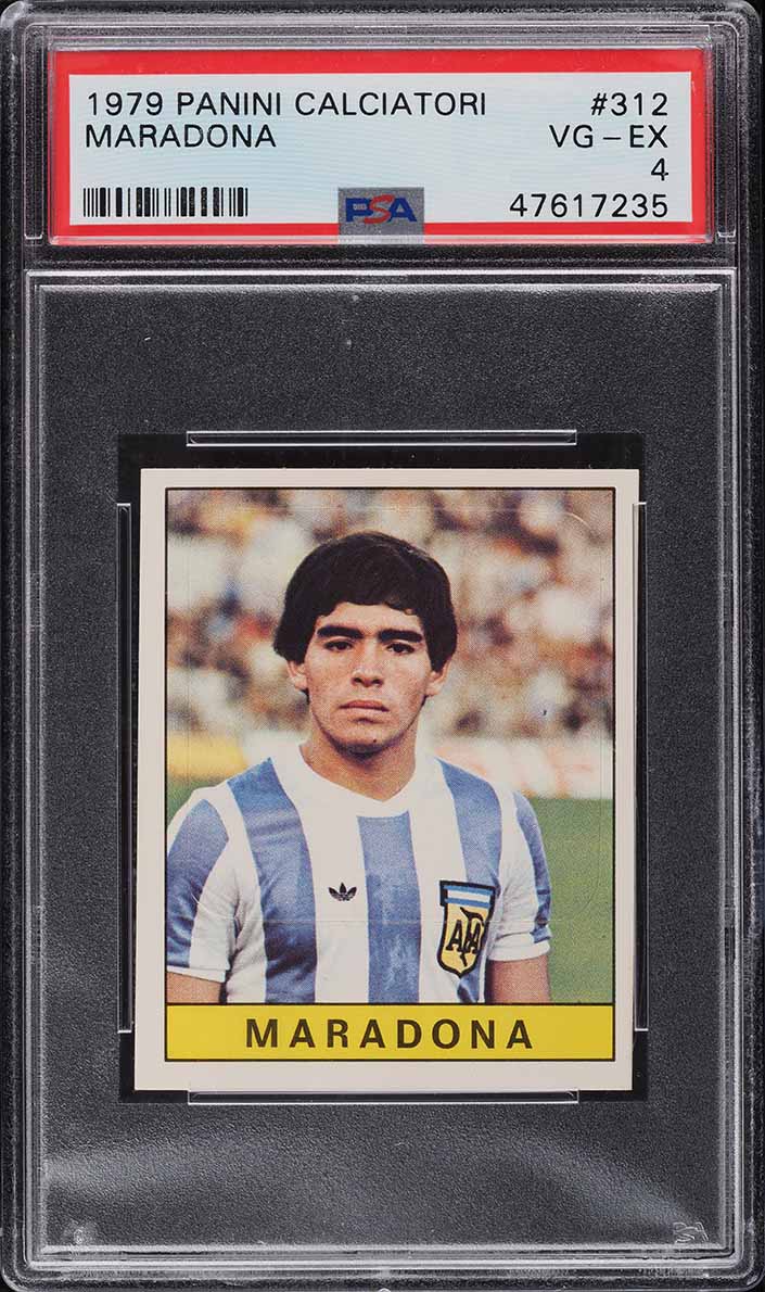 1979 Crack Diego Maradona ROOKIE, HACE MILLONES DE ANOS #220 PSA 1 PR