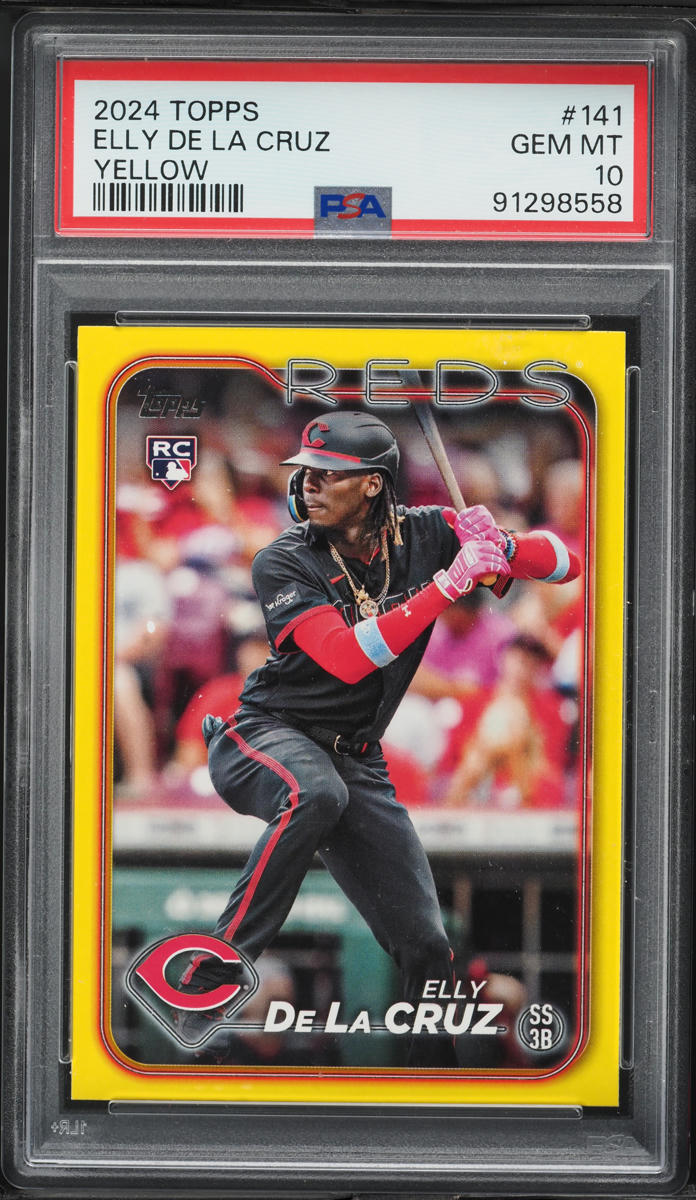 2024 Topps Yellow Elly De La Cruz ROOKIE #141 PSA 10 GEM MINT