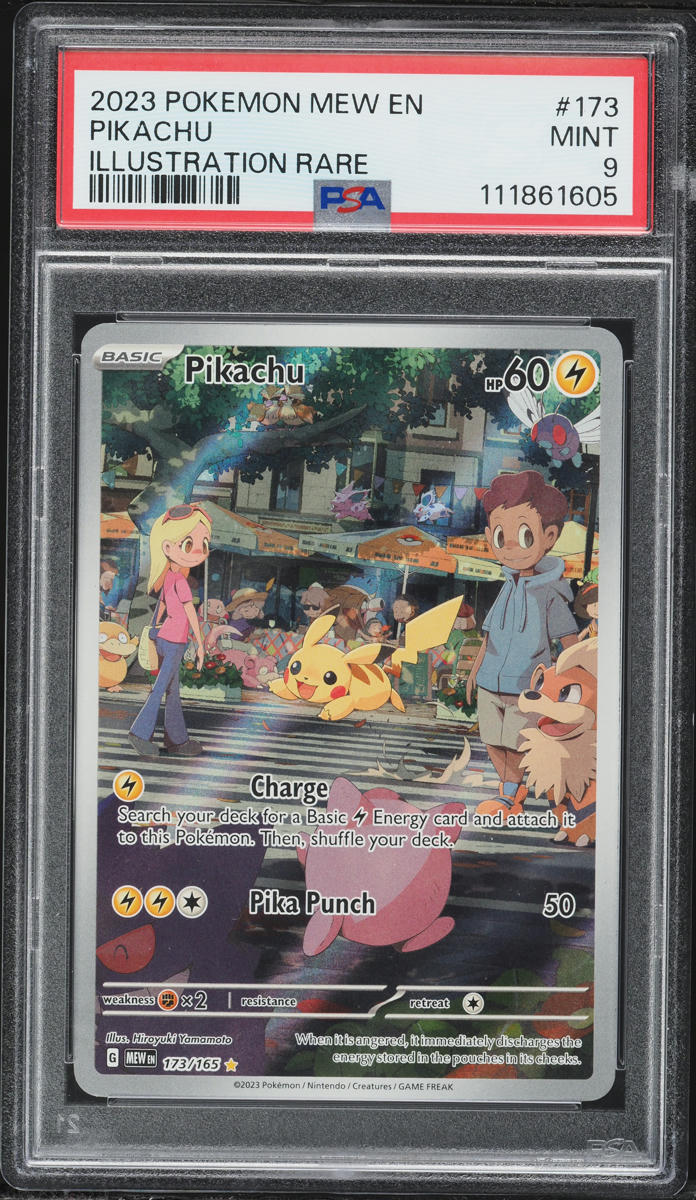 2023 Pokemon Scarlet & Violet 151 IR Pikachu #173 PSA 9 MINT