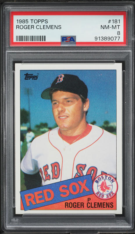 1985 Topps Roger Clemens ROOKIE #181 BGS 9 MINT on Fanatics Collect