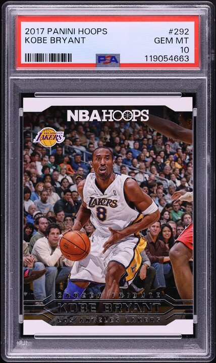 2017 Hoops Kobe Bryant #291 PSA 10 GEM MINT on Fanatics Collect