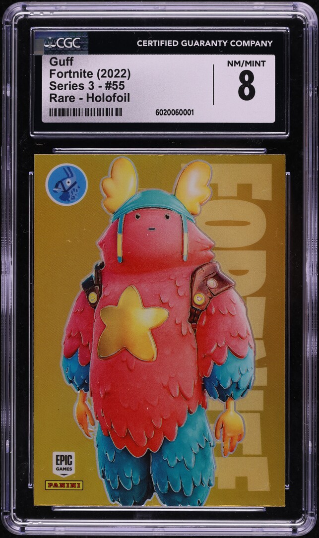 2022-fortnite-series-3-holofoil-guff-55-cgc-8-nm-mt-on-fanatics-collect