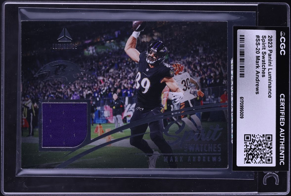 2023 Panini Luminance Spirit Swatches Mark Andrews PATCH #SS-20 CGC AUTH
