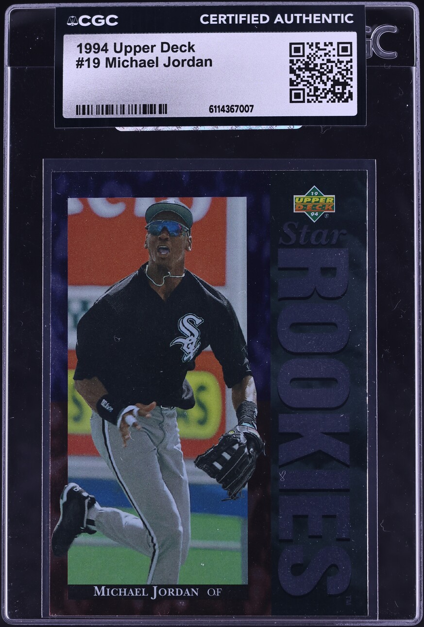 1994 Upper Deck Michael Jordan ROOKIE #19 CGC AUTH