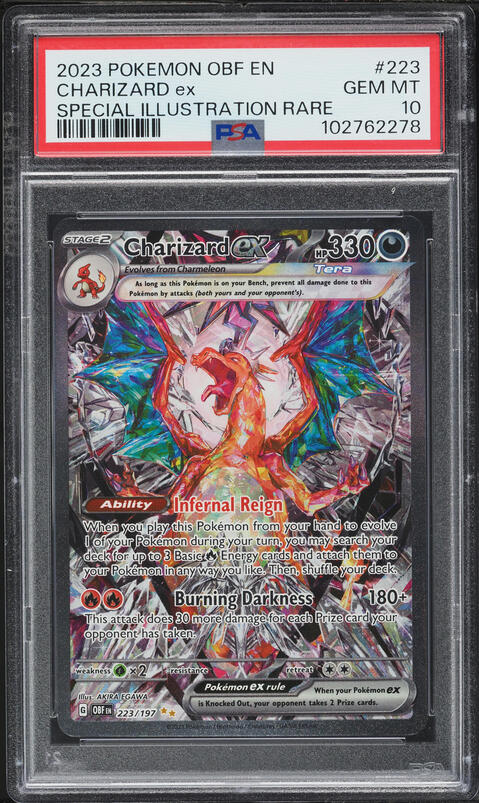 2023 Pokemon Japanese SV Shiny Treasure EX Charizard ex #349 PSA