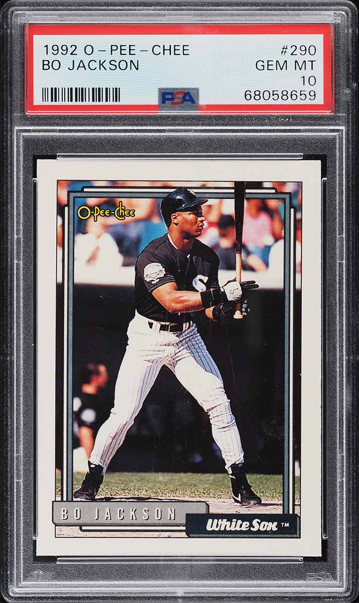 1992 O-Pee-Chee Bo Jackson #290 PSA 10 GEM MINT