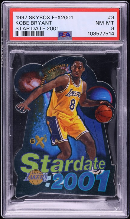 1996 Skybox E-X2000 Star Date 2000 Kobe Bryant ROOKIE #3 PSA