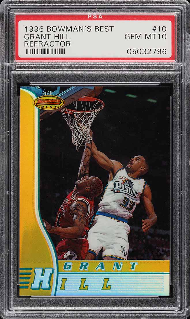 1997 Metal Universe Grant Hill #64 PSA 9 MINT on Fanatics Collect