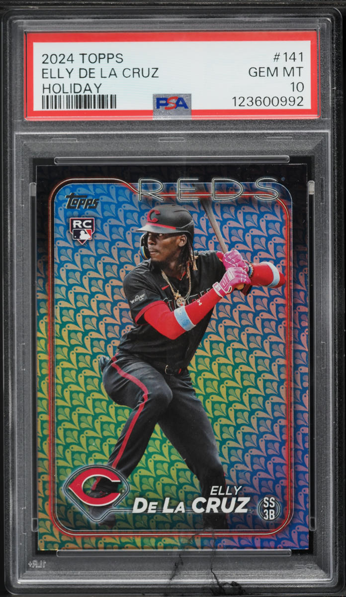2024 Topps Holiday Elly De La Cruz ROOKIE #141 PSA 10 GEM MINT