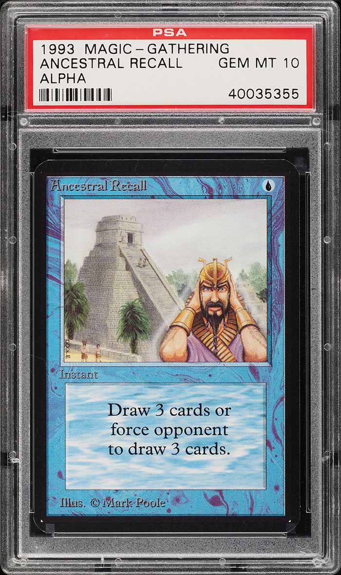 【PSA10】Ancestral Recall(30A)【MTG】 Ancestral Recall #344 Prices | Magic 30th Anniversary | Magic Cards
