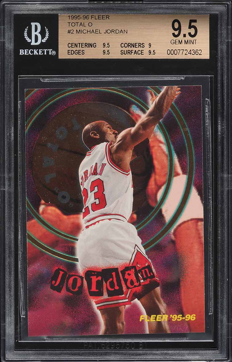 1995 Fleer Total O Michael Jordan #2 BGS 9.5 GEM MINT
