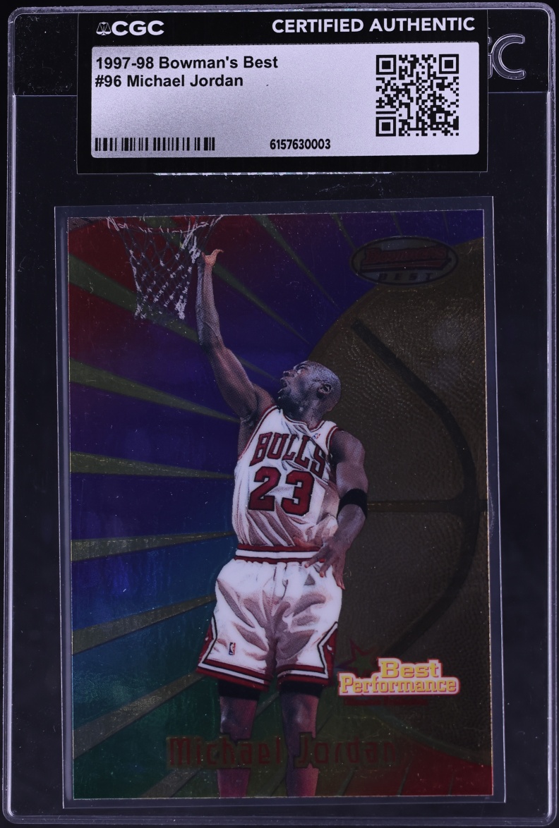 1997 Bowman's Best Michael Jordan #96 CGC AUTH