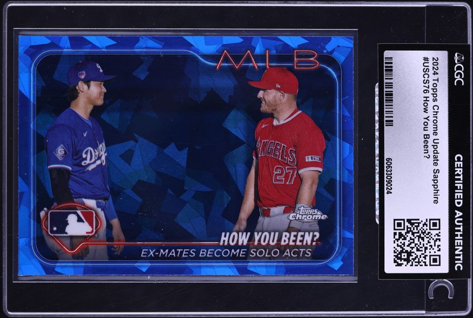 2024 Topps Chrome Sapphire Shohei Ohtani SP #500 PSA 8 NM-MT