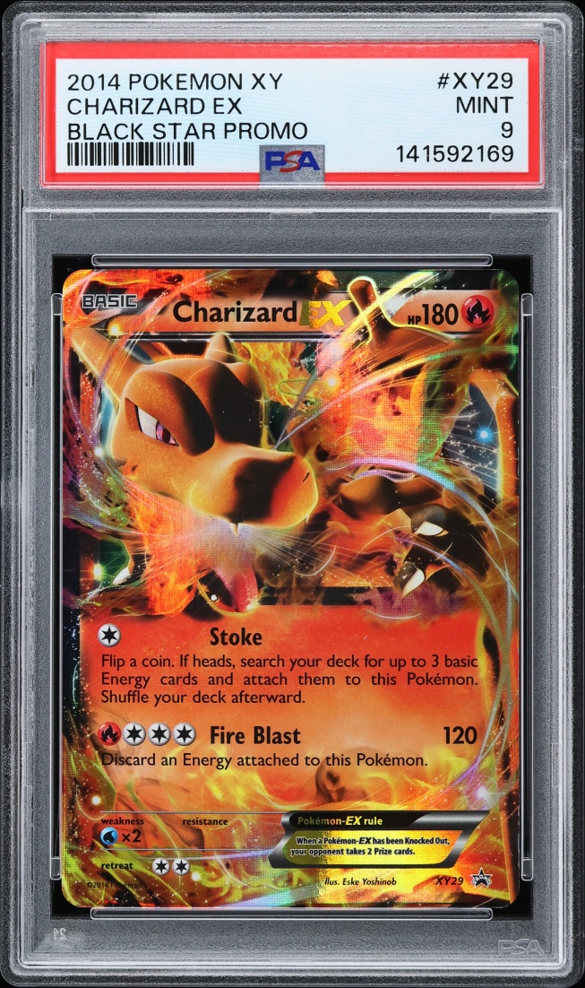 2014 Pokemon XY Black Star Promo Holo Charizard EX #XY29 PSA 9 MINT