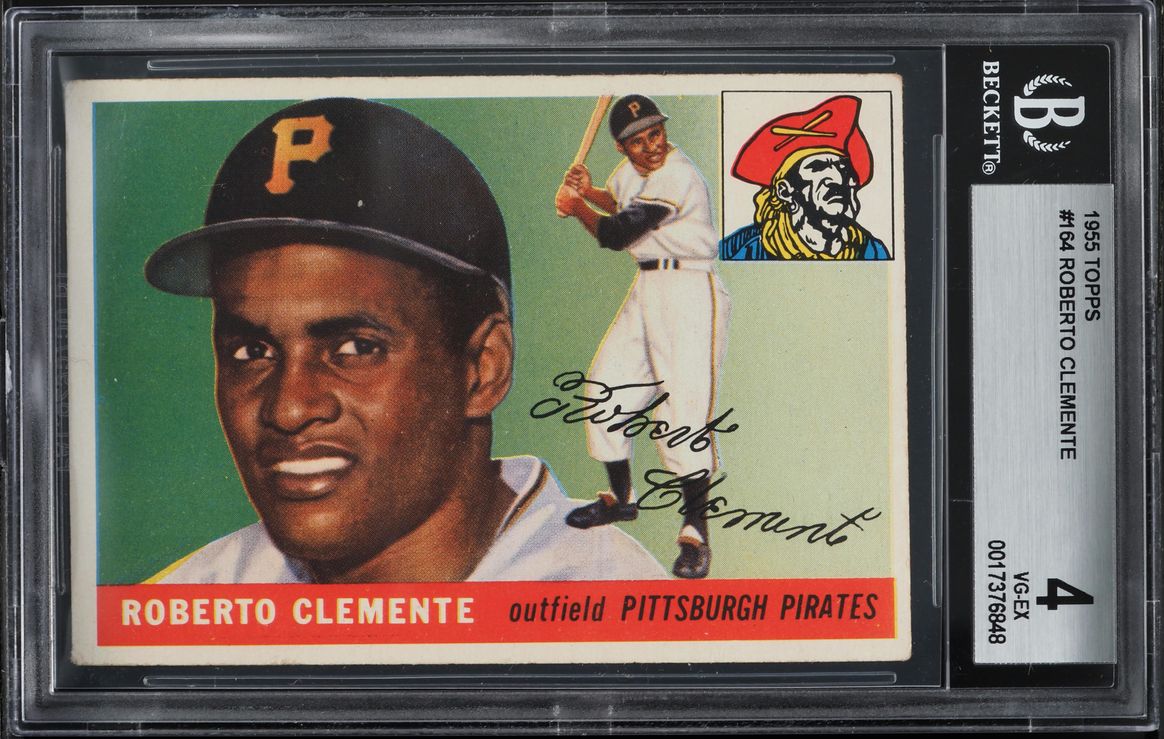 1955 Topps Roberto Clemente ROOKIE #164 BGS 4 VGEX