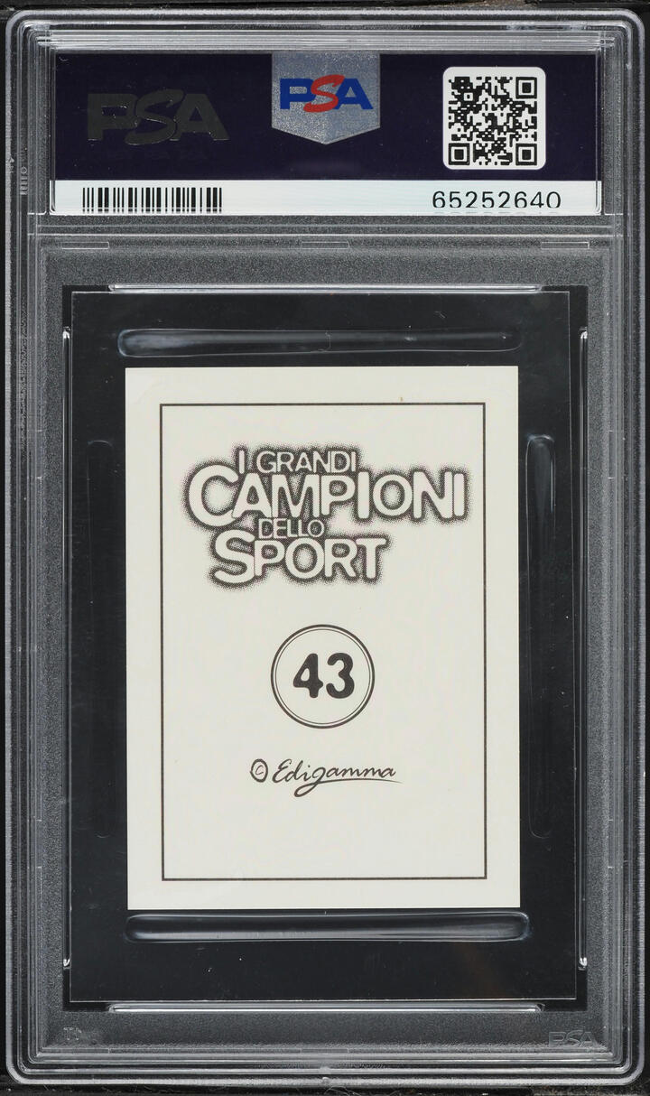 1997 Edigamma I Grandi Campioni Dello Sport Pele #43 PSA 9 MINT