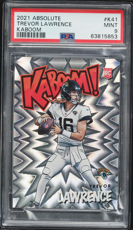 2022 Panini Mosaic No Huddle Gold Trevor Lawrence /10 #88 PSA 9