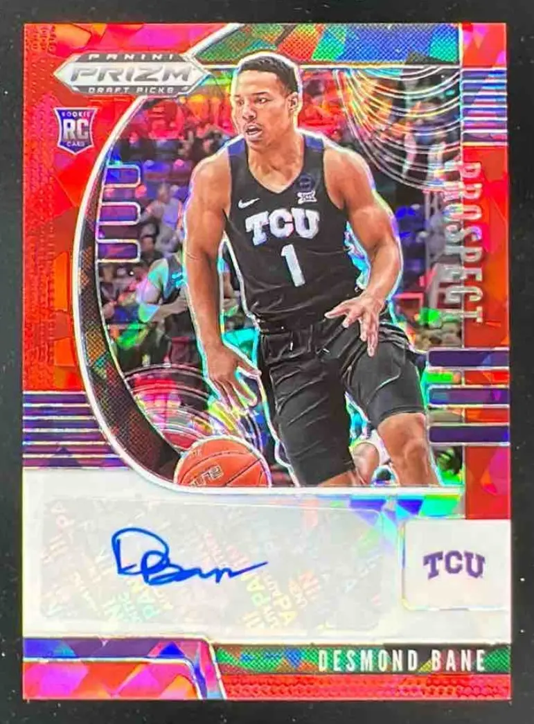 2020-21 Panini Prizm Draft Collegiate Red Ice Prizm #PA-DB Desmond