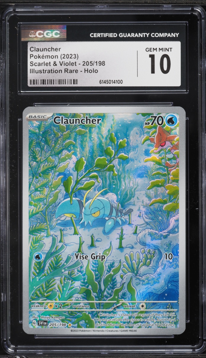2023 Pokemon Scarlet & Violet IR Clauncher #205 CGC 10 GEM MINT