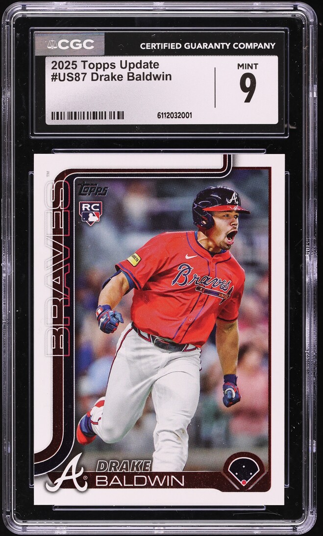 2025 Topps Update Drake Baldwin ROOKIE #US87 CGC 9 MINT