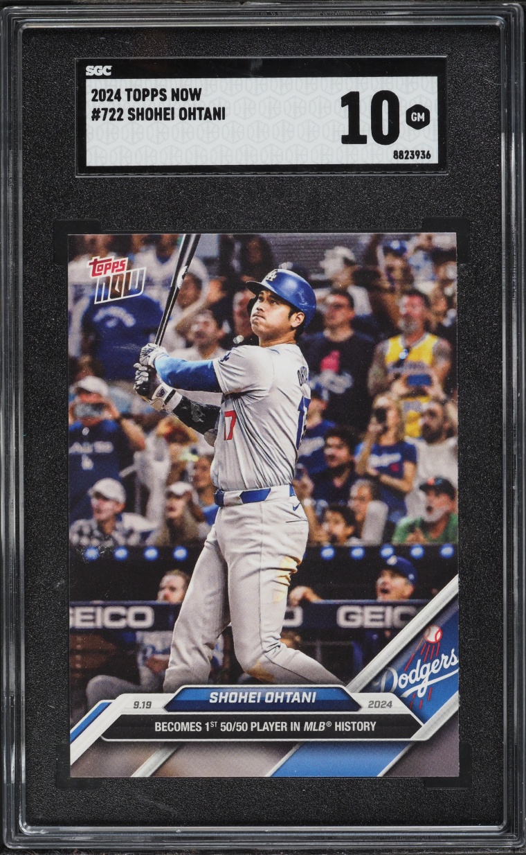 2024 Topps Now Shohei Ohtani #722 SGC 10 GEM MINT