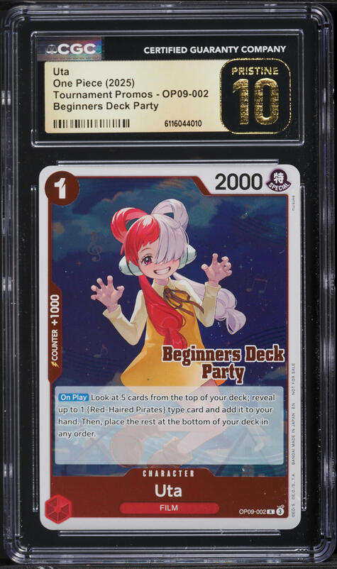 2025 One Piece Japanese Heroines Edition Alt Art Parallel Uta