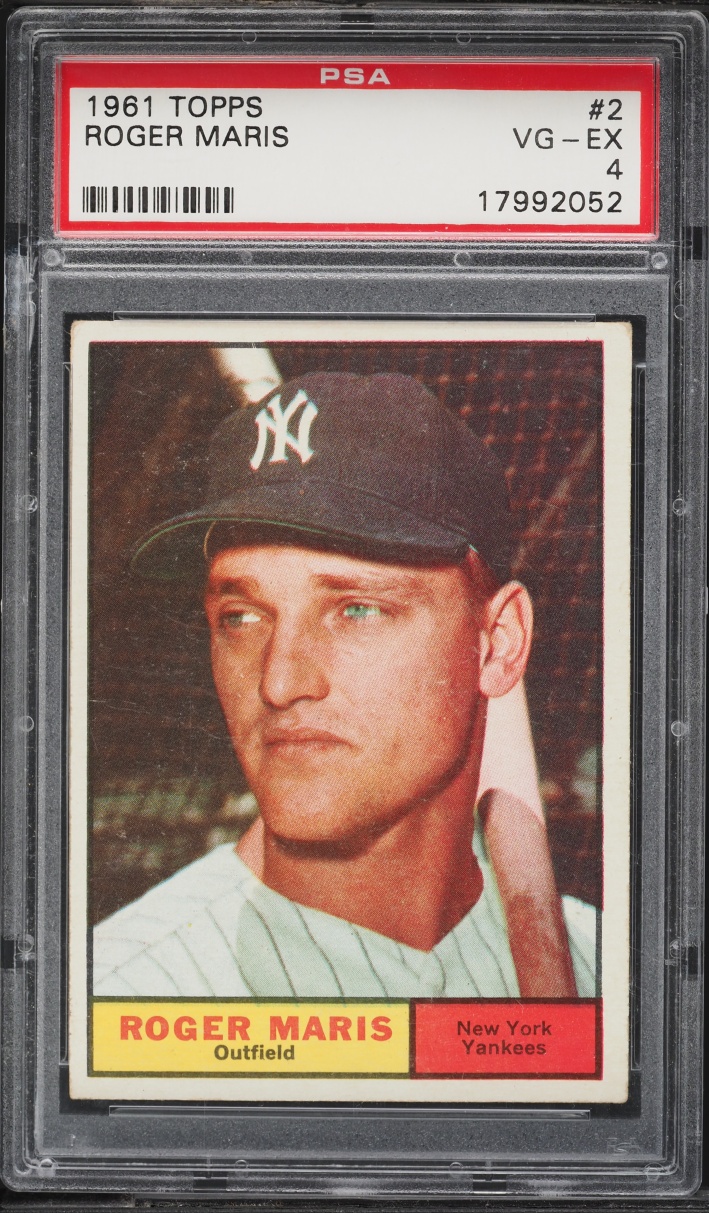 1961 Topps Roger Maris #2 PSA 4 VGEX
